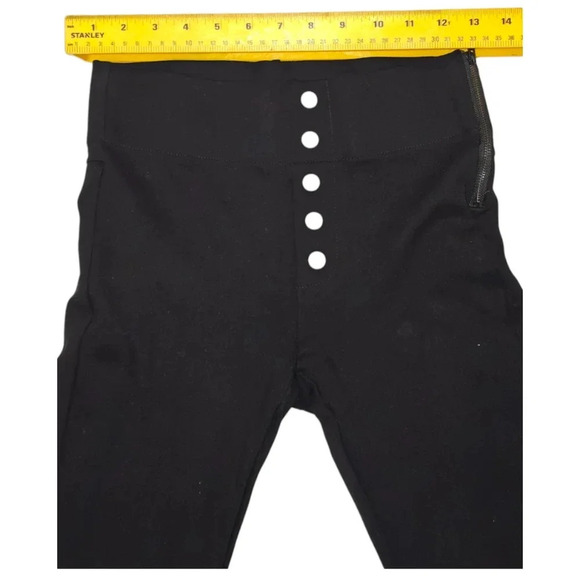 Zara Trafaluc Black Skinny High Waisted Thick Premium Leggins/Pants Size M - Picture 6 of 9
